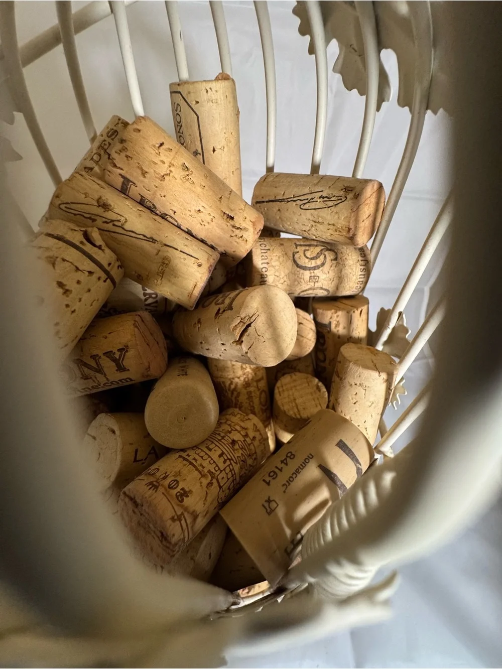 Cream Decorative Cork Holder - Home Accents large